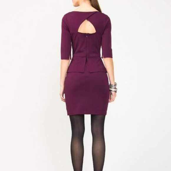 Peplum Dress with Cut-Out Back *Made in Canada* Size XXS - Picture 3 of 9